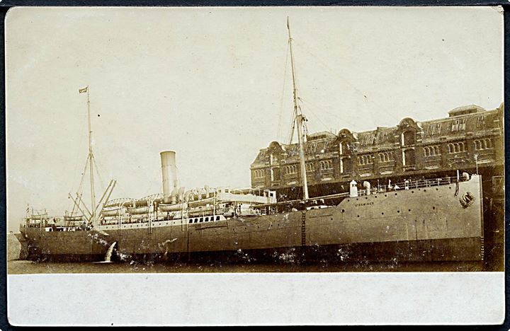 “St. Domingo”, S/S, Østasiatisk Kompagni. Solgt 1908 og senere norsk hvalfanger “Pythia” & “Ready”. U/no.