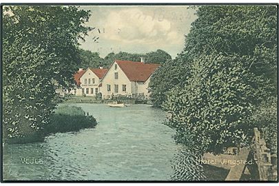 Hotel Vingsted, Vejle. Hvidehus Boglade no. 6584. (Afrevet mærke). 