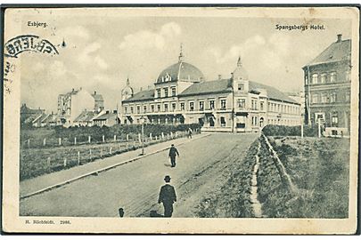 Spangsbergs Hotel, Esbjerg. H. Blichfeldt no. 2986. 