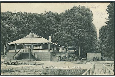 Munkebjerg Strandpavillon, Vejle. J. P. Sørensens Papirforretning no. 18290. 