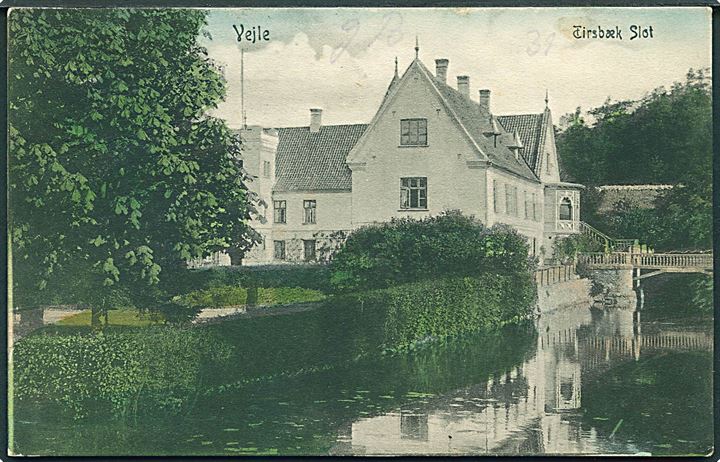 Tirsbæk Slot, Vejle. H. B. no. 646. (Afrevet mærke). 