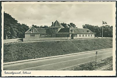 Grænsehjemmet i Kollund. Fotografer Holt & Madsen u/no. Fotokort. Frankeret med 5 øre og 10 øre Bølgelinie fra Kollund Sønderjylland d. 23.5.1941 til Malmö, Sverige. Dansk censur.