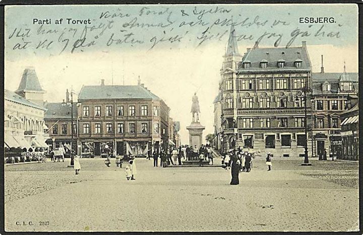 Parti fra Torvet i Esbjerg. C.J.C. no. 2527.