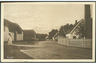 Huse i Baagø. Stenders no. 15566. 