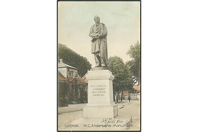 H. C. Andersens Monument, Odense. Stenders no. 7199. 