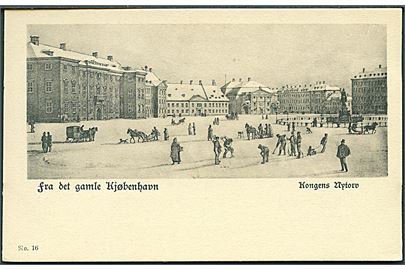 Fra det gamle Kjøbenhavn med Kongens Nytorv. No. 16. 