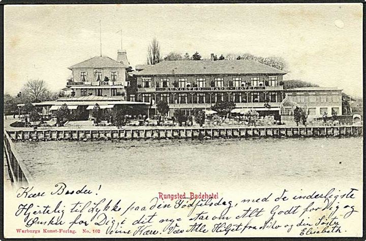 Rungsted Badehotel. Warburg No. 102