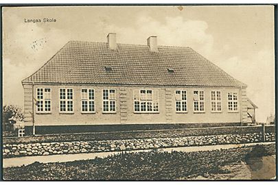 Langaa Skole. O. B. P. M. no. 7059 - 27. 