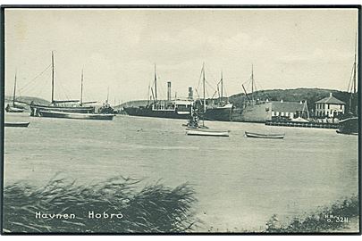 Havnen i Hobro. H. H. O. no. 3211. 