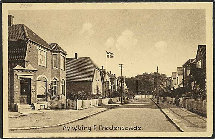 Parti fra Fredensgade i Nykøbing F. V. Kristoffersen u/no.