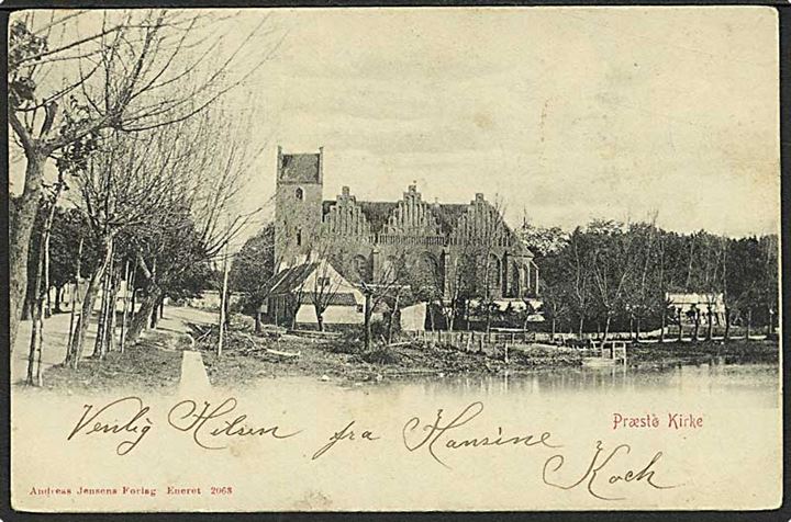 Præstø Kirke. A. Jensen no. 2063.