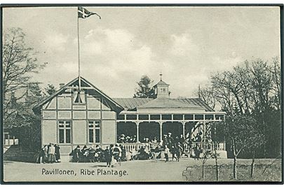 Pavillonen, Ribe Plantage. J. Chr. Søndergaard no. 13196. 