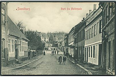 Svendborg, parti fra Møllegade. W.K.F. nr. 4653.