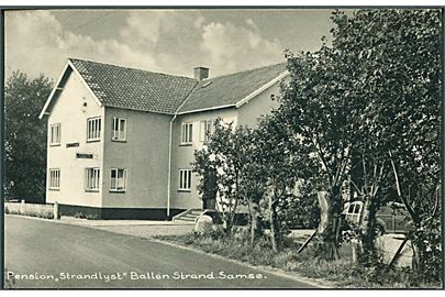 Pension Strandlyst Ballen Strand, Samsø. Stenders no. 99577. 