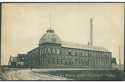 Valby, Carl Allers Etablissement. Cigarhandler Hoppe no. 8985. 