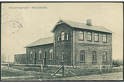 Skodborg, Forsamlingshuset . P. Hansen no. 68550. 