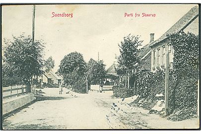 Svendborg. Parti fra Skaarup. Warburgs Kunstforlag no. 4613. 