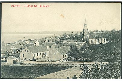 Ebeltoft. Udsigt fra Skandsen. E. Frier u/no.