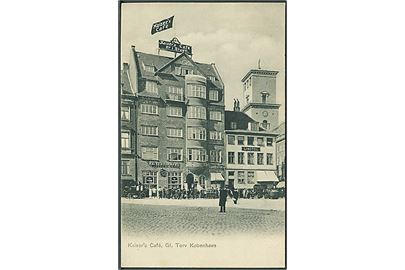 København. Kaiser's Cafe, Linotol & Carentia på Gl. Torv. U/no. 