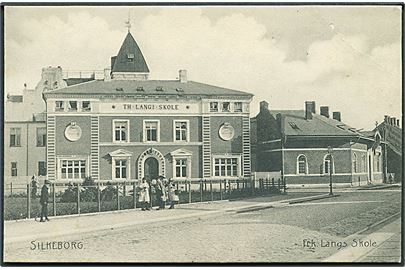 Silkeborg. Frk. Langs Skole. Stenders no. 5209. 