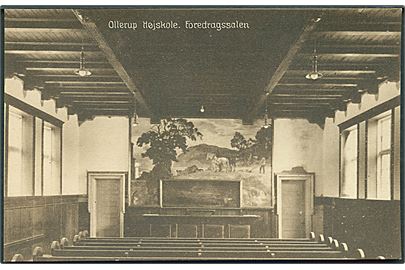 Ollerup Højskole med Foredragssalen. Stenders no. 57952. 
