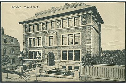 Rønne, Teknisk skole. Colberg no. 8768 14.