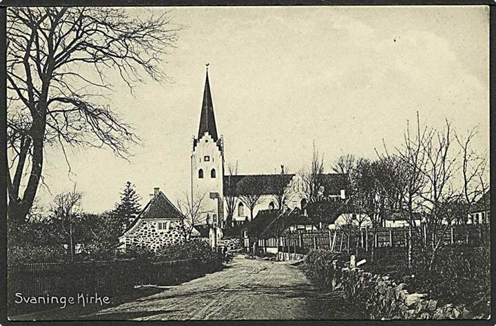 Svanninge Kirke. Stenders no. 7480.