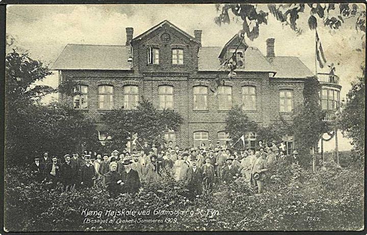 Højskoleeleverne paa Køng Højskole. No. 7072.