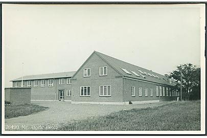 Nr. Bork Skole. Fotokort no. 26490. 