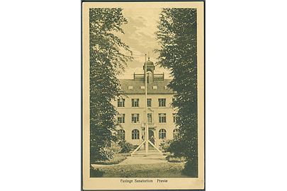 Præstø. Faxinge Sanatorium. Andreas Hensen no. 83. 