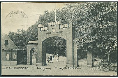 Kallundborg. Indgang til Møllebakken. Stenders no. 7449. 