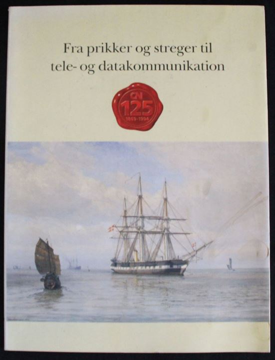 Fra prikker og streger til tele- og datakommunikation. 77 sider illustreret jubilæumsskrift fra Store Nordiske Telegrafselskab 1869-1994. Bl.a. billeder fra selskabets stationer i Fjernøsten, på Island og udlægning af søkabler.