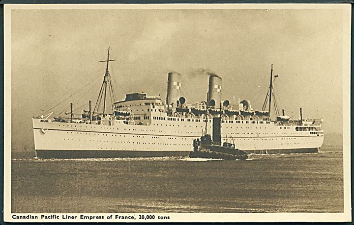 Empress of France, S/S, Canadian Pacific Line. 