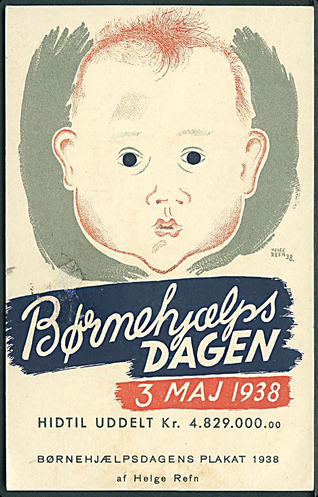 Helge Refn: 3 Maj 1938 Børnehjælpsdagens Plakat