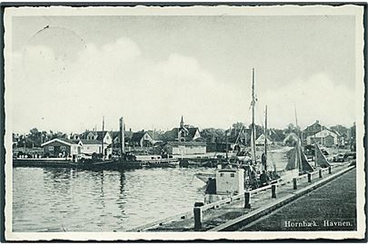 Hornbæk Havn. Rudolf Olsens Kunstforlag no. 4504. 