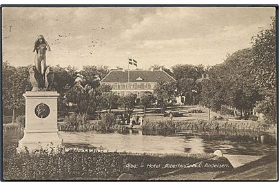 Ribe. Hotel Riberhus, N. C. Andersen. J: Chr. Pedersens Kunstforlag no. 67 L. 