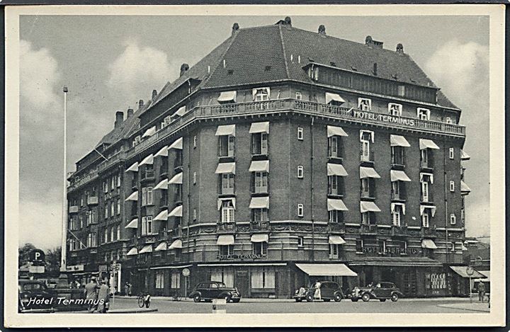 København. Hotel Terminus, Vesterbrogade. Stenders no. 78657. 