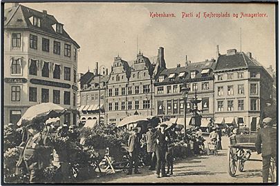 København, Højbroplads og Amagertorv. No. 2748.