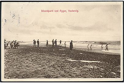 Vestervig. Strandparti ved Agger. C. Buchholtz no. 477. 