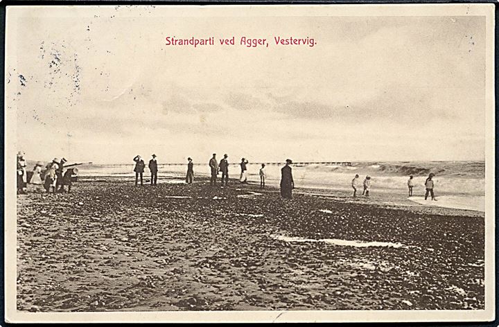 Vestervig. Strandparti ved Agger. C. Buchholtz no. 477. 