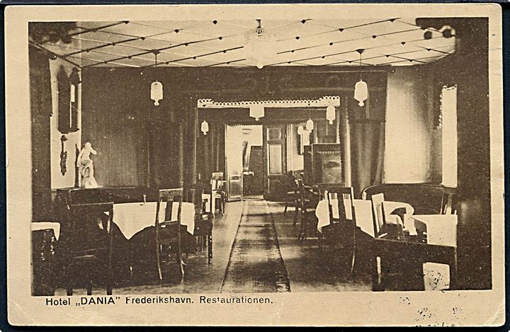 Frederikshavn. Hotel Dania med Restaurationen. A. Mogensen no. 21. 