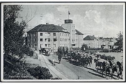 Næstved. Kavalleri ved Raadhuset. Stenders, Næstved no. 301. 