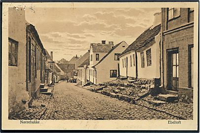 Ebeltoft, Nørrebakke. Ebeltoft Boghandel no. N 1009 21. 