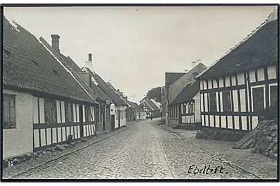 Gadeparti i Ebeltoft. Fotokort no. 35. 