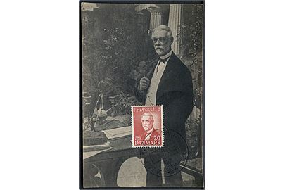 I. C. Jacobsen in memoriam. 20 kroner. Maxikort. Uden adresselinier. U/no. (Skåret). 