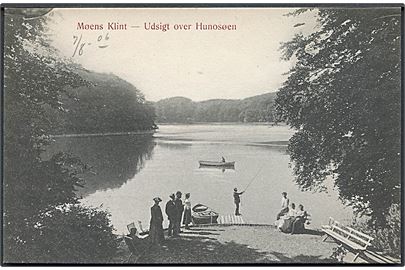 Møens Klint. Udsigt over Hunosøen. G. M. Nielsen u/no. 