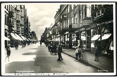 Esbjerg, Kongensgade. Esbjerg Papirforsyning u/no. Kvalitet 8