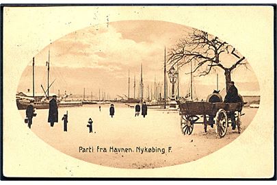 Nykøbing Falster. Parti fra Havnen. Mackeprangs Boghandel no. 27578. 