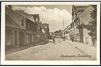 Saxkjøbing, Søndergade. Julius Lunds Eftf. u/no. 