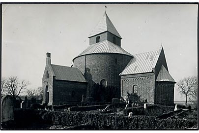 Thorsager kirke. Fotokort u/no.